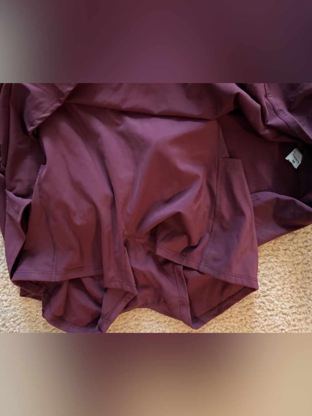 HALARA Plum Easypeasy Racerback Skater Dress - Picture 6 of 6